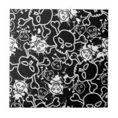 Carreau Graffiti skuls (Devant)