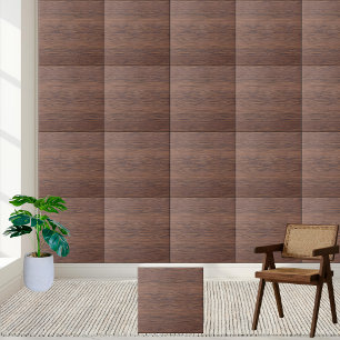 Carreau Grain de bois Brown rustique - Bois réaliste