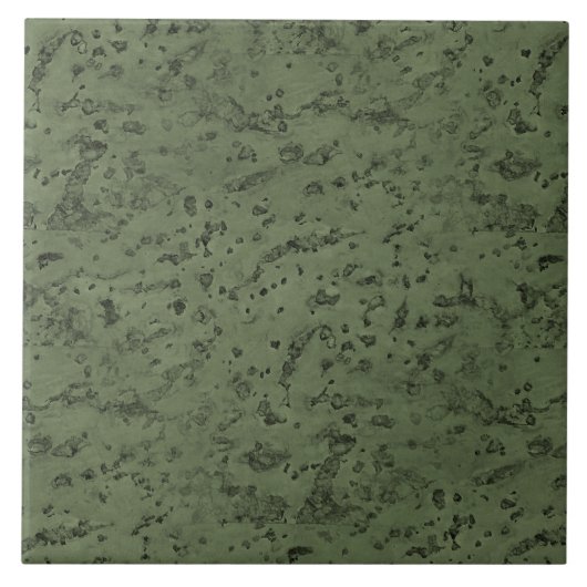 Carreau Grain en bois de regard de liège de vert sauge (Devant)