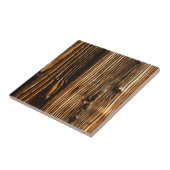 Carreau Grain riche en bois foncé (Côté)