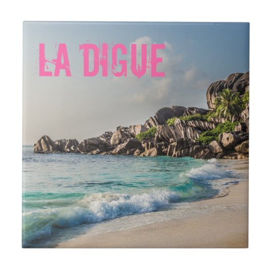Carreau Grand Anse Seychelles La Digue Beach cadeau (Devant)