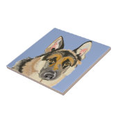 Carreau Grand Berger Allemand, Chien Alsacien (Côté)