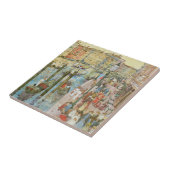 Carreau Grand Canal, Venise par Maurice Prendergast (Côté)