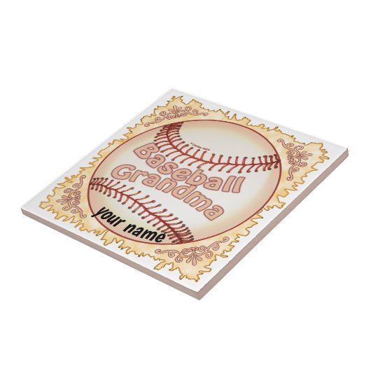 Carreau Grand-mère de baseball (Côté)