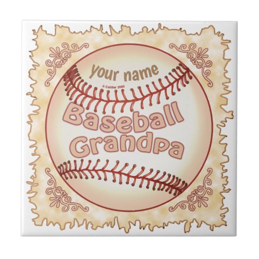Carreau Grand-père du baseball (Devant)