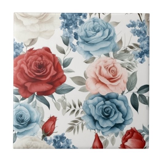 Carreau Grand Rose (Devant)