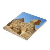 Carreau Grand Sphinx de Gizeh avec la pyramide de Khafre - (Côté)