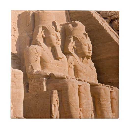 Carreau Grand Temple d'Abou Simbel - Ramses II - Egypte (Devant)