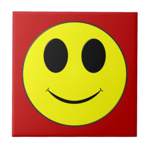 Carreau Grand Visage Jaune