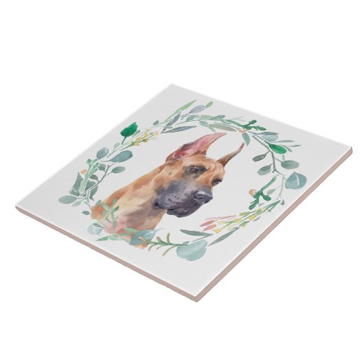 Carreau Grande couche d'aquarelle de Danse (Côté)