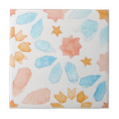 Carreau Grande échelle d'eau marocaine rose bleu (Devant)