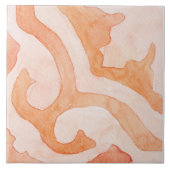 Carreau Grande échelle Morrocan orange (Devant)