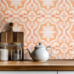 Carreau Grande échelle Morrocan orange