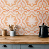 Carreau Grande échelle Morrocan orange