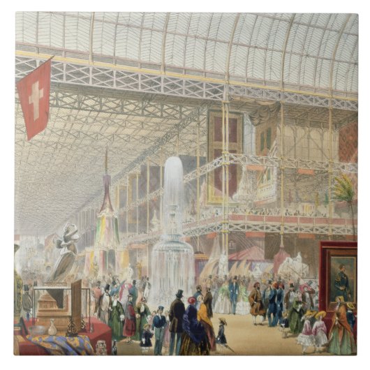 Carreau Grande exposition, 1851 : Transept central du Cr (Devant)