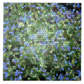 Carreau Grande tuile, verre souillé Manip de Blue&Green. (Devant)