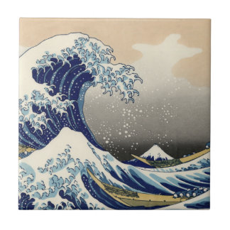 Carreau Grande vague Kanagawa peinture japonaise