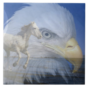 Carreau Grande vignette photo en céramique (6" X 6")