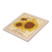 Carreau Grandma Tournesol (Côté)