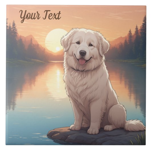 Carreau Grands Pyrénées par le lac (Devant)