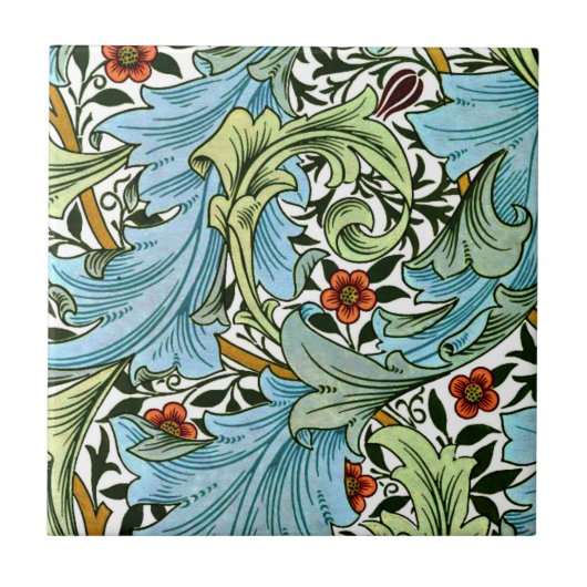 Carreau Granville, vintage William Morris, (Devant)
