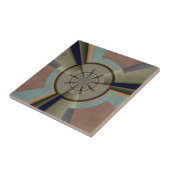 Carreau Graphique d'art fractal de l'harmonie des couleurs (Côté)