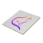 Carreau Graphique de chat (Côté)