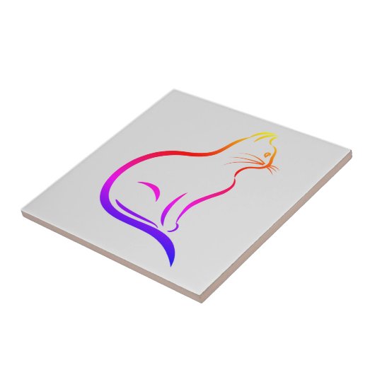 Carreau Graphique de chat (Côté)