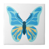 Carreau Graphique de couleur personnalisée papillon (Devant)