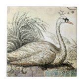 Carreau Graphique de cygne (Devant)