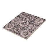 Carreau Graphique de la céramique des anciens Roses du ven (Côté)