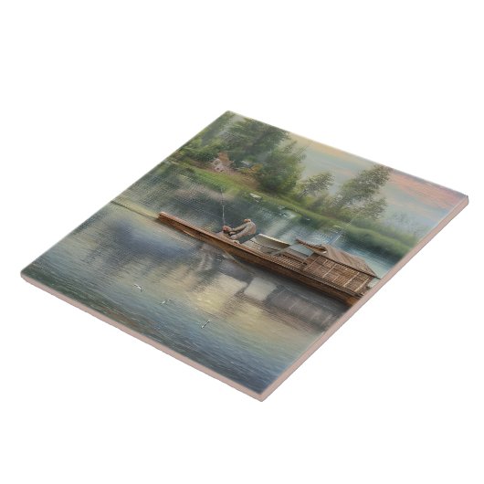 Carreau Graphique de pêche (Côté)