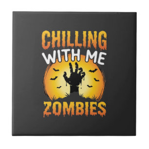 Carreau Graphisme de zombies qui me font frissonner pour H