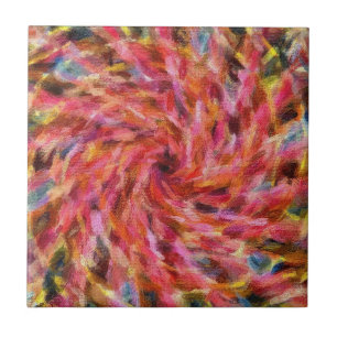 Carreau Gras Coloré Abstrait Design Tile