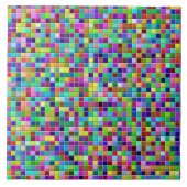 Carreau Gras moderne Imprimer plus de couleur (Devant)