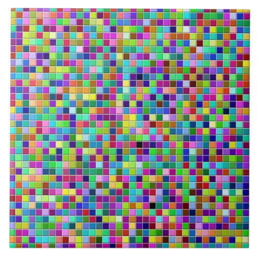 Carreau Gras moderne Imprimer plus de couleur (Devant)