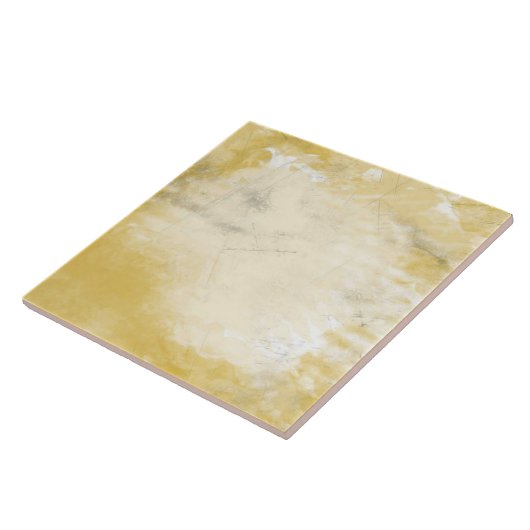 Carreau Gray and Gold Marble Look Art Tile (Côté)