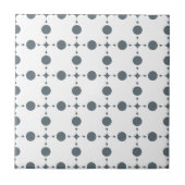 Carreau Gray Polka Dots, Polka Dot Pattern, Dots (Devant)