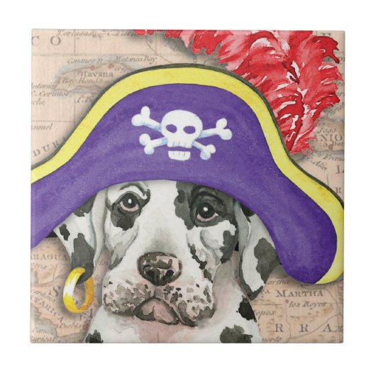 Carreau Great Dane Pirate (Devant)