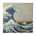 Carreau Great Wave off Kanagawa<br><div class="desc">Great Wave off Kanagawa - Hokusai Print of Japanese colour woodblock design.</div>