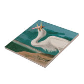 Carreau Great White Heron Birds of America Audubon Imprime (Côté)