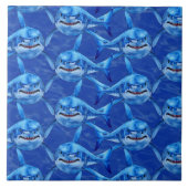 Carreau Great White Shark Pattern  (Devant)