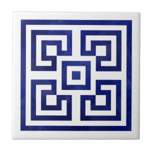 Carreau Grec Meander - Clé grecque