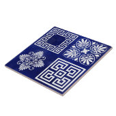 Carreau Grec Meander - Ornement de clé grecque (Côté)