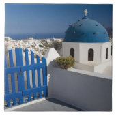 Carreau Grèce et île grecque de Santorin depuis (Devant)