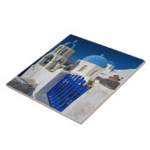 Carreau Grèce et île grecque de Santorin ville d'Oia 3 (Côté)