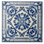 Carreau Grèce traditionnelle Art Bleu traditionnel 3 (Devant)