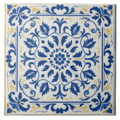 Carreau Grèce traditionnelle Art Bleu traditionnel 8 (Devant)