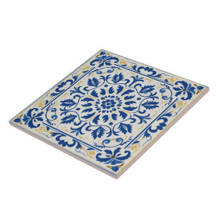 Carreau Grèce traditionnelle Art Bleu traditionnel 8