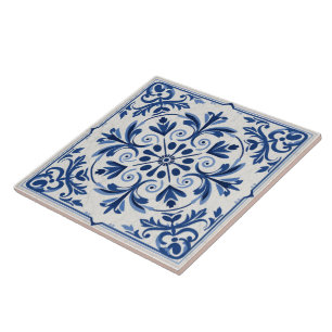 Carreau Grèce traditionnelle Bleu traditionnel Art 6